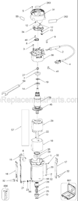 Part Location Diagram of A22987 DeWALT KITBOX